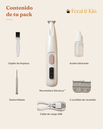 GarraLux™ — Cuida las patas de tu perro, sin ruido ni estrés, desde casa