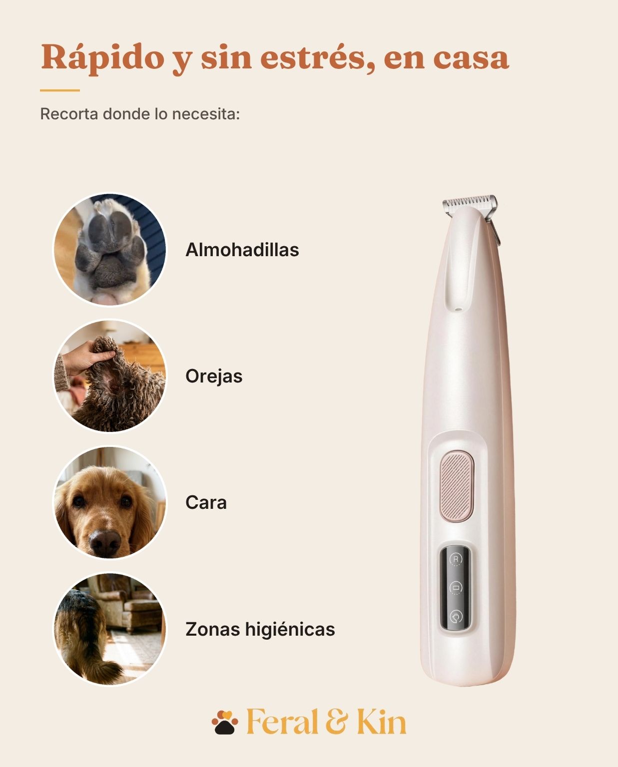 GarraLux™ — Cuida las patas de tu perro, sin ruido ni estrés, desde casa