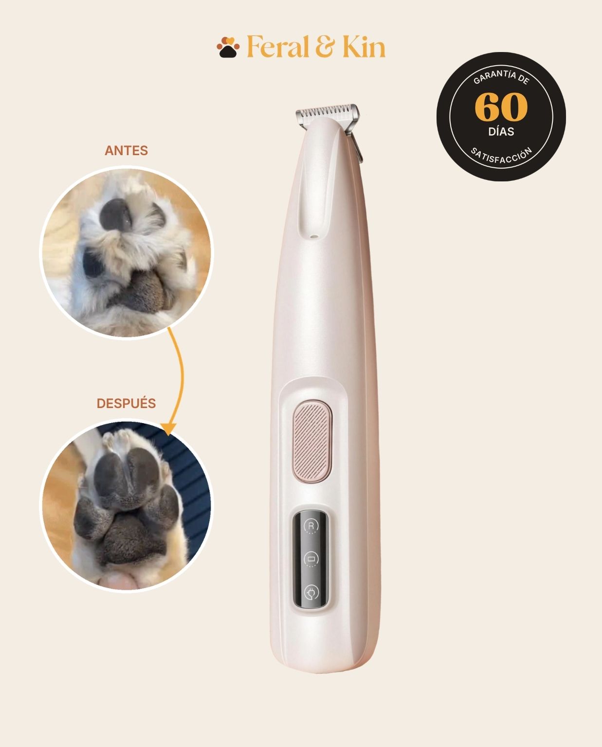 GarraLux™ — Cuida las patas de tu perro, sin ruido ni estrés, desde casa
